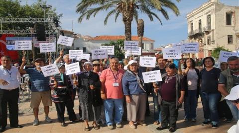 Çeşme’de RES Protestosu