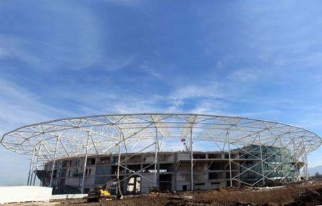 Sakaryaspor Stadı’nın yüzde 70’i tamamlandı!