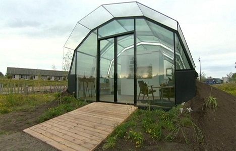 Danimarka’da araştırmalar için camdan evler inşa edildi!