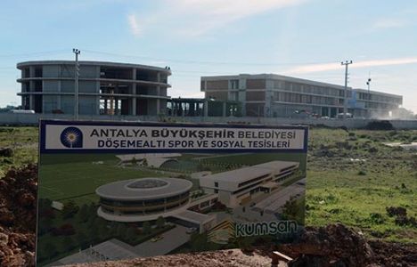 Antalyaspor Tesisleri’nin kaba inşaatı tamamlandı!