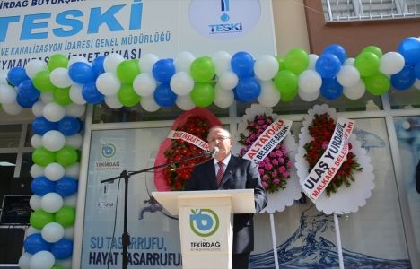 TESKİ’nin Süleymanpaşa’daki yeni binası açıldı!