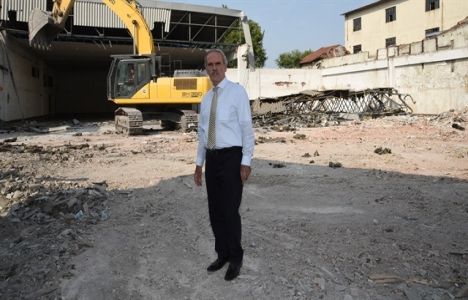 Bursa Sıcaksu Tabakhaneler Bölgesi’nde yıkıma başlandı!