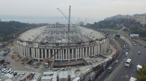 Beşiktaş Stadı’nda Saha Yapım İşlerine Başlanacak