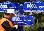 Tandoğan Meydanı’na “Anadolu Meydanı” Tabelaları Takıldı