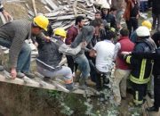 Devlet Hastanesi İnşaatında İskele Çöktü, 3 İşçi Yaralandı