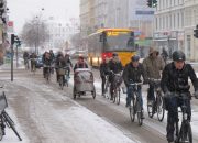 Kopenhag’da Bisiklet Trafiği Araba Trafiğini Yendi