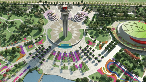 Antalya’daki Expo Kulesi’ni ‘Tersten’ İnşa Ediyor